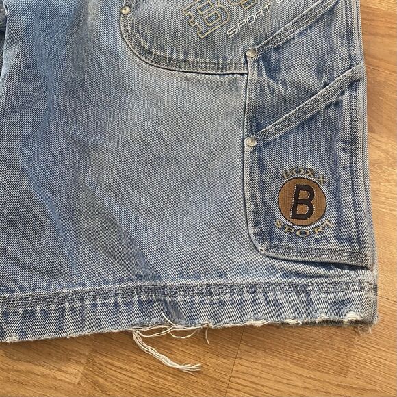 Vintage Boxx Jeans USA Sport Edition denim carpenter shorts Size 36W - Picture 6 of 13